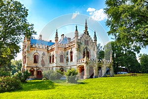 Miclauseni Castle, one of the most beautifull neo-gothic castles, belonged to Sturdza family