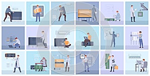 Micro Chips Square Set