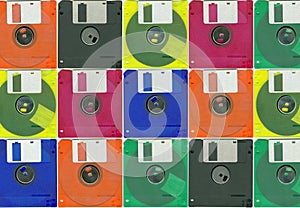 Micro floppy disc color