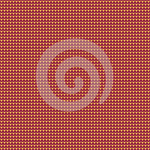 Micro Pattern V simple Pattern Background illustration in yellow and red color