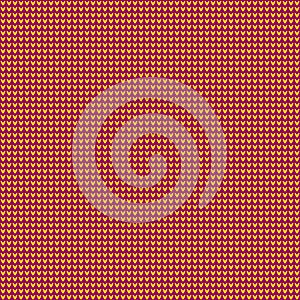 Micro Pattern V simple Pattern Background illustration in yellow and red color