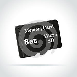 Micro sd card icon