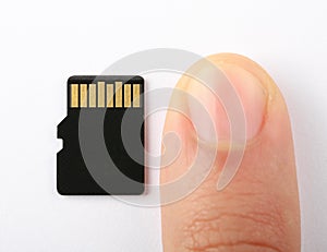 Micro SD Memory Card With Finger