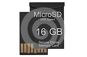 Micro sd memory card 16 gb photo