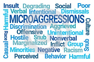 Microaggressions Word Cloud
