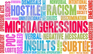 Microaggressions Word Cloud photo