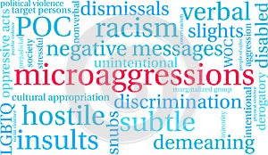 Microaggressions Word Cloud