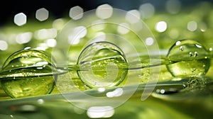 Microalgae close up microscope image