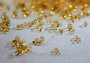 Microbeads of ion-exchange resin - ion-exchange polymer photo