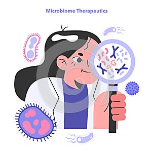 Microbiome-based therapeutics. Antibiotics, pre or probiotics and faecal photo