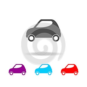 microcar icon. Elements of cars in multi colored icons. Premium quality graphic design icon. Simple icon for websites, web design, photo
