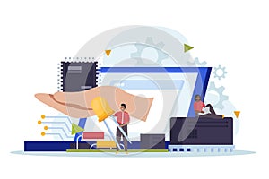 Microchip Flat Concept