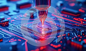 Microchip Inspection Close-up