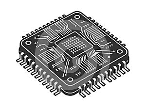 Microchip Processor Circuit Board Technology