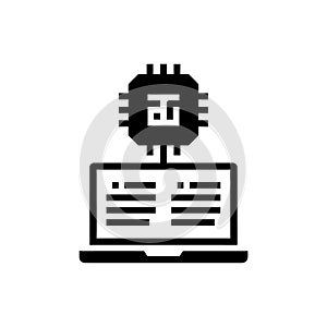 Microchip Processor Computer Technology Icon.