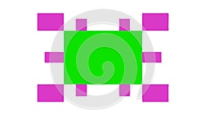 Microchip or Processor Icon with Connection Points for Tech. vector design Generative AI