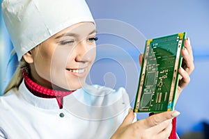 Microchip production factory