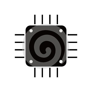microchip sign and symbol.