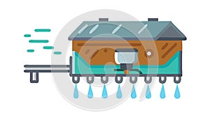 Microchip technology for advanced computing and electronic components, vector design Generative AI