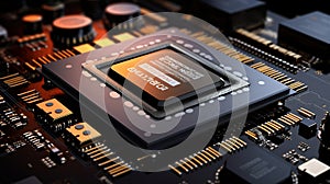 The Microchip view form the mother board