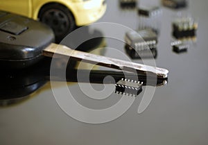 Microchips in automotive industry