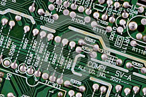 Microcircuit board.