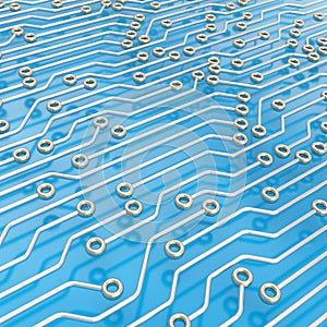 Microcircuit chip scheme as abstract background