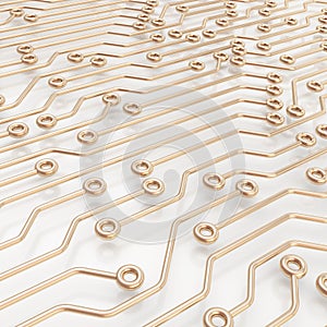 Microcircuit chip scheme as abstract background