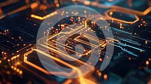 microcontroller scrolling circuit board