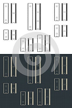 Microcontrollers Drawings Set