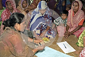 Microcredit project Bangladeshi women