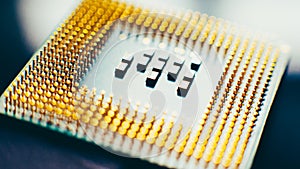 Microelectronic science computer component cpu