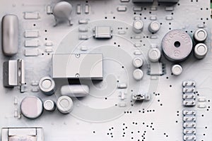 Microelectronics background chips