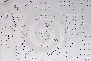 Microelectronics white background