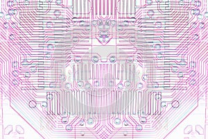 Microelectronics white background