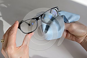 Microfiber Cloths Wipes To clean glasses