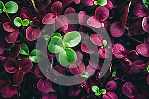 Microgreens as Background, Generative AI