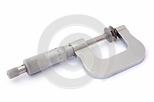 Micrometer isolated on white