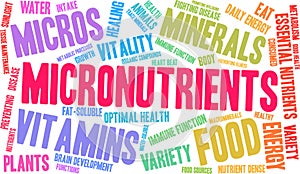 Micronutrients Word Cloud