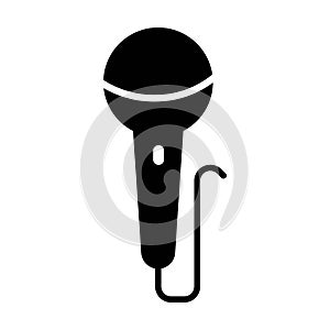 Microphone icon vector