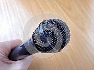 Microphone Close-up 