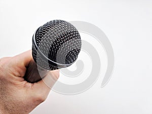 Microphone Close-up Isolated