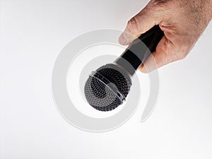 Microphone Close-up Isolated