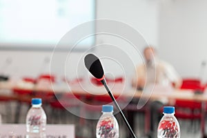 Microphone at the conference room