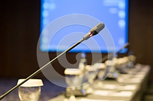 Microphone at the conference room