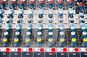 Microphone control panel