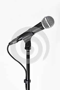 Microphone with a cord photo