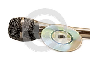 Microphone and dvd disk