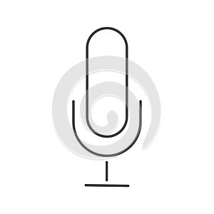 Microphone icon, Microphone icon vector, in trendy flat style isolated on white background. Microphone icon image