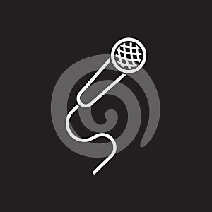 microphone icon vector